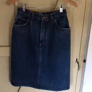 Vintage Gitano Jean Skirt Size 8